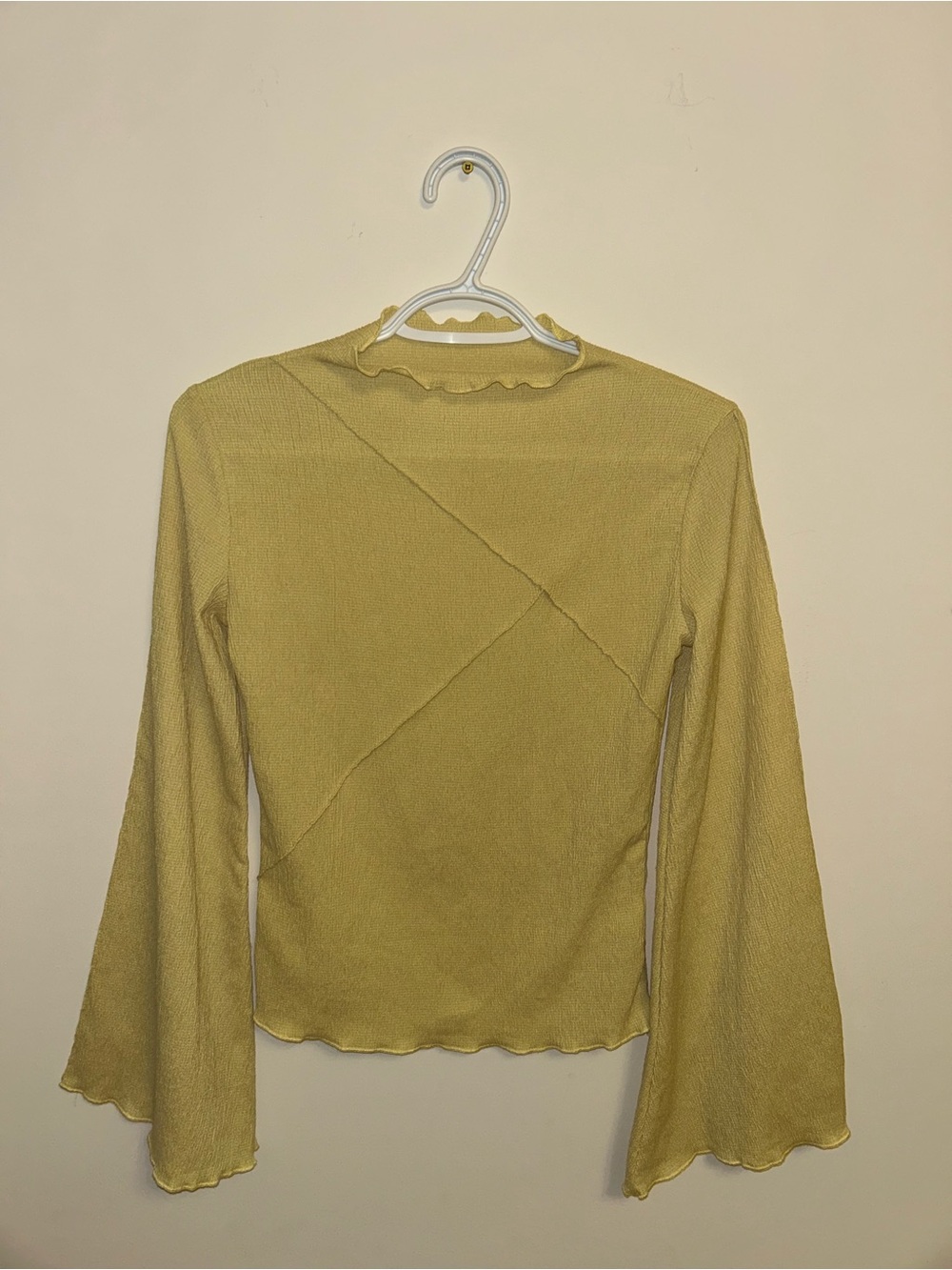 Women’s Lightweight Mustard Long-Sleeve Top